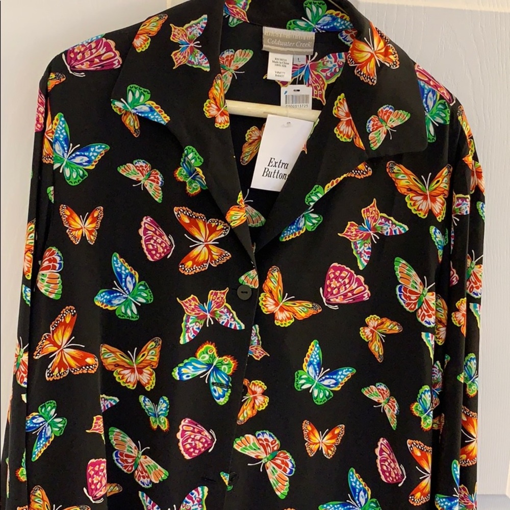 Coldwater Creek silk blouse